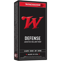 Winchester USA45JHP USA 45ACP 230 GR JHP 50 Rounds