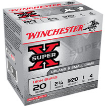 Winchester X204 Super-X HB 20 Gauge 2.75" 1 oz 4 Shot 25 Rounds