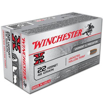 Winchester X22H2 Super-X 22 Hornet 46 GR HP 50 Rounds