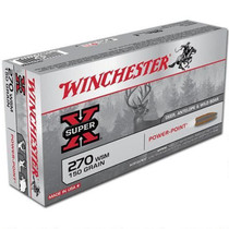 Winchester X270WSM Super X .270 WSM 150 GR Power Point 20 Rounds