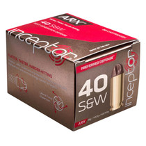 Inceptor 40ARXBRSW88 40 S&W 88 GR ARX Lead-Free 20 Rounds