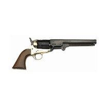 Traditions 1851 Navy Revolver 44BP 7.38" Hammer/Blade Walnut Grip Blue