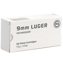 Geco 220250050 9mm 115GR FMJ 50 Rounds