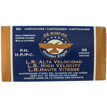 Aguila 22LR High Velocity 38 GR HP 50 Rounds