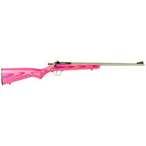 Keystone Crickett 22LR 16.12" Pink Laminate Stock Stainless Steel