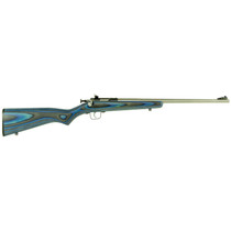 Keystone Crickett 22LR 16.125" Blue Laminate Stock Stainless Steel