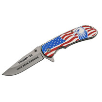 Szco 4.5" Trump Take America Back Folding Knife