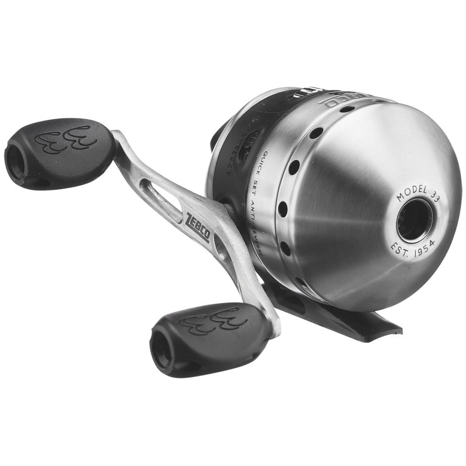 Zebco 33 Micro Spincast Fishing Reel, Quickset Anti-Reverse With