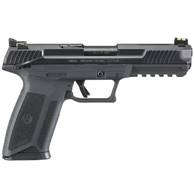 Ruger-57 5.7x28mm Semi Auto Pistol 4.94" Barrel 20 Rounds Ambi Safety Fiber Optic Sight