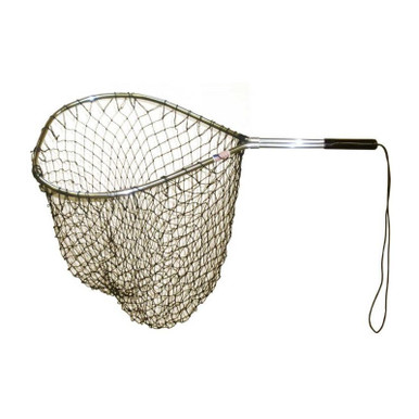 Ranger Nets Ranger Trout and Bass Landing Net (11-inch Handle, 14 x 18 1/2-Inch Peardrop Hook, 24-Inch Net Depth)