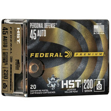 Federal PD HST JHP Ammo