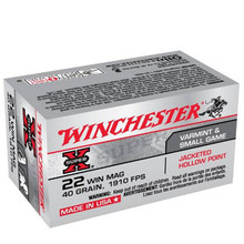 Winchester SuperX WMR JHP Ammo