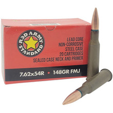 Red Army Standard Steel FMJ Ammo