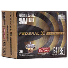 Federal Premium Personal Defense Hydra-Shok JHP Ammo