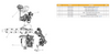 Upper Turbo Assembly - OXE diesel outboard part (part SP30-3114-467D) - view 1