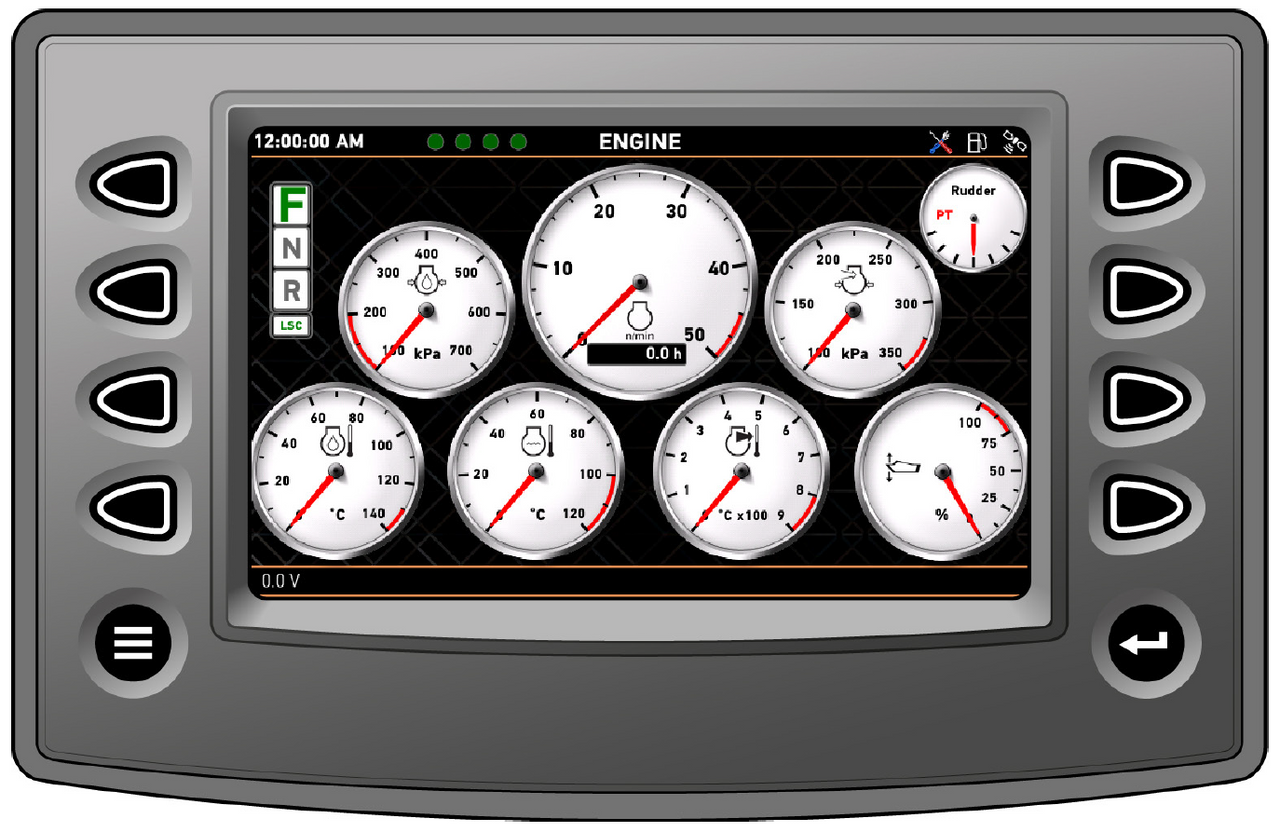 7" Engine Display - Single Engine Display