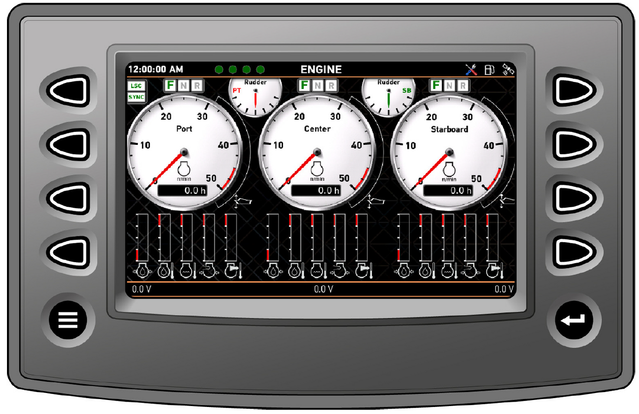 7" Engine Display - Trippel Engine