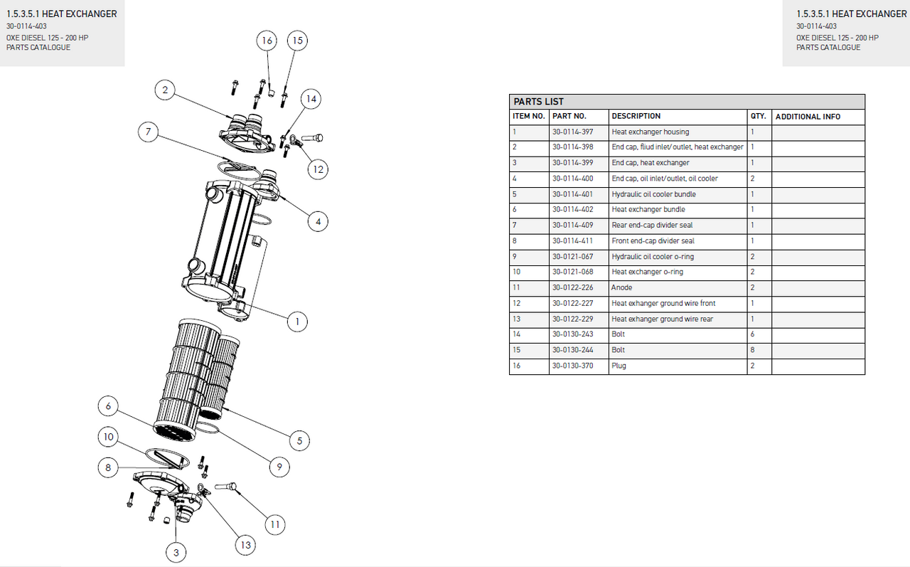 Seal heat exchanger