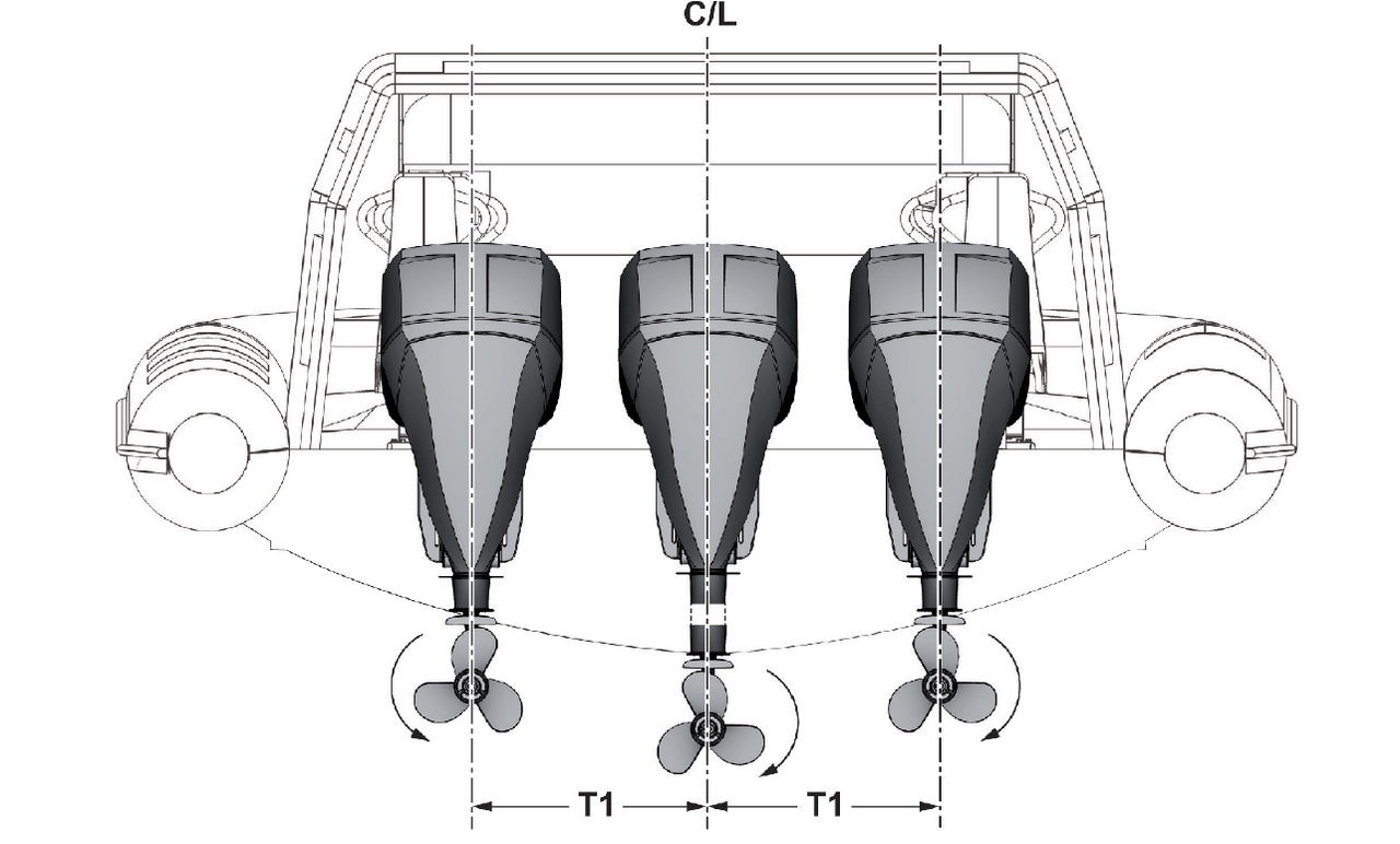 Installation & Rigging Kit Triple - OXE diesel outboard part (part 30-0116-720) - view 1