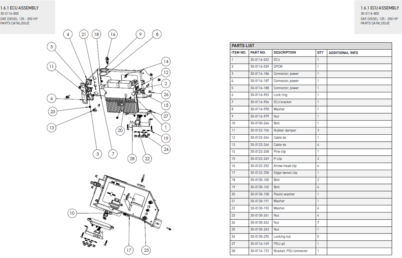 DIN125 8.4x16x1.6 A4 M8 washer - OXE diesel outboard part (part 30-0130-192) - view 2
