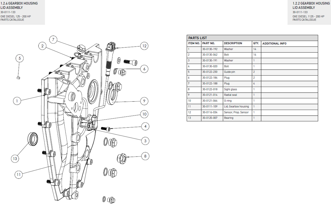 M6x16, DIN 912 A4-80 - OXE diesel outboard part (part 30-0130-020) - view 1