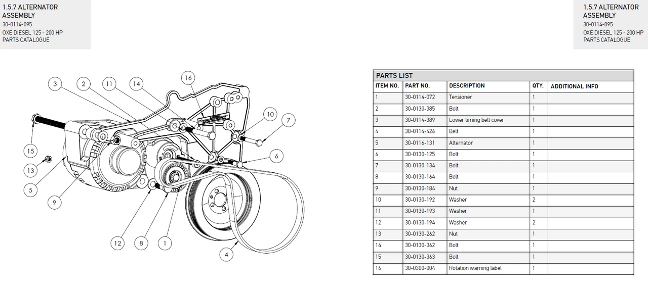 DIN125 10.5x20x2 A4 M10 washer - OXE diesel outboard part (part 30-0130-193) - view 7