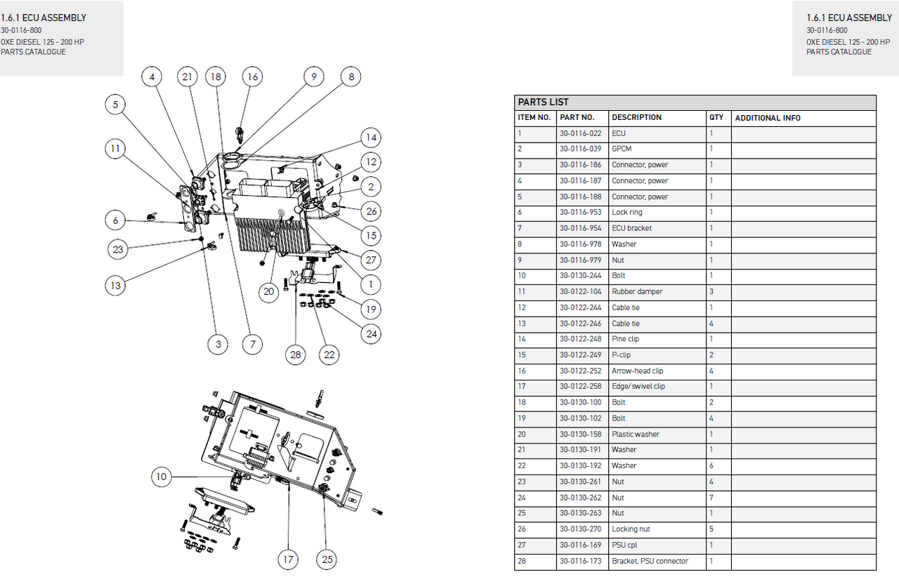 Engine connector washer