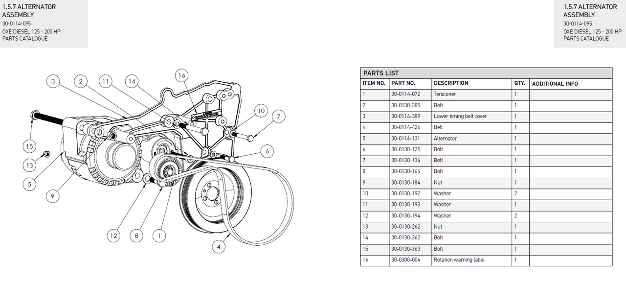 DIN934 A4 M12 - OXE diesel outboard part (part 30-0130-184)