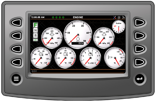 7" Engine Display - Single Engine Display