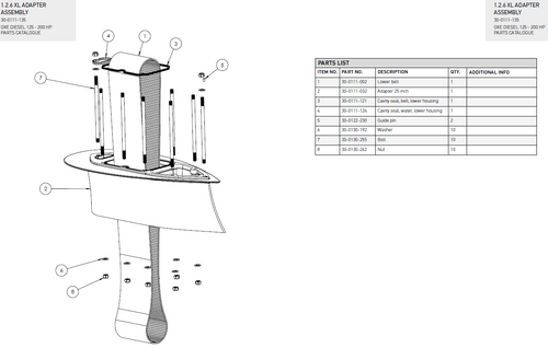 Seal lower housing belt cavity 