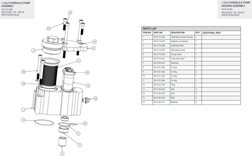 A4-80, DIN 912 M6x25 - OXE diesel outboard part (part 30-0130-022) - view 2