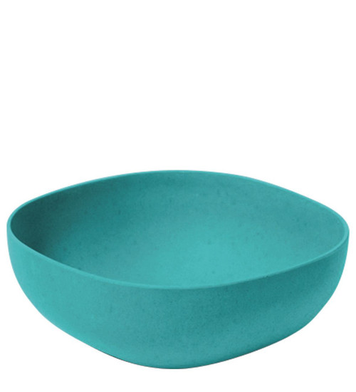 Pale Blue Bamboo Salad Bowl 23cm