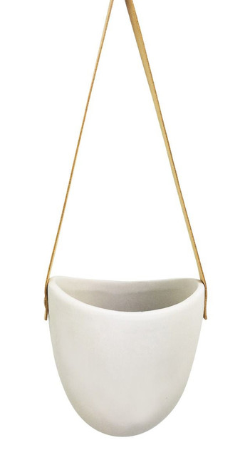 White Hanging Planter