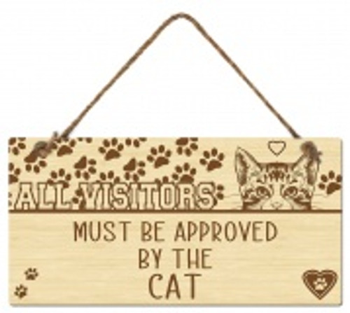 All Visitors- Cat Sign All Visitors- Cat Sign