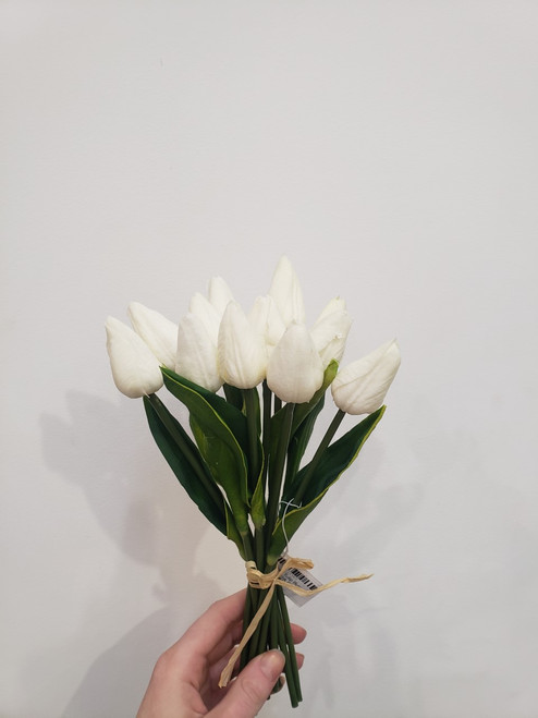 White Tulip Bunch