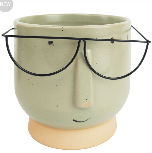 Blake with Glasses Planter