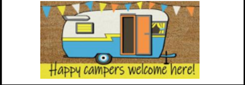 Happy Campers Doormat