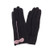 Black Gloves with Pink Bows