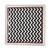 Chevron Square Platter 25cm