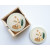 Kangaroo Round Ceramic Coaster Set