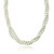 Glass Pearl Twist Necklace