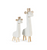 White Wooden Giraffe Ornament 