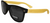 50/50 Black with Wooden Arms Sunglasses