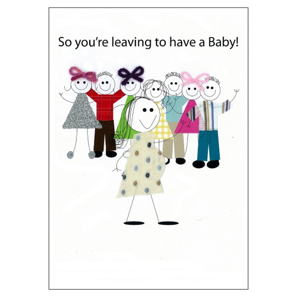 Leaving for Baby Card