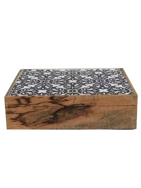 Wooden Lidded Box