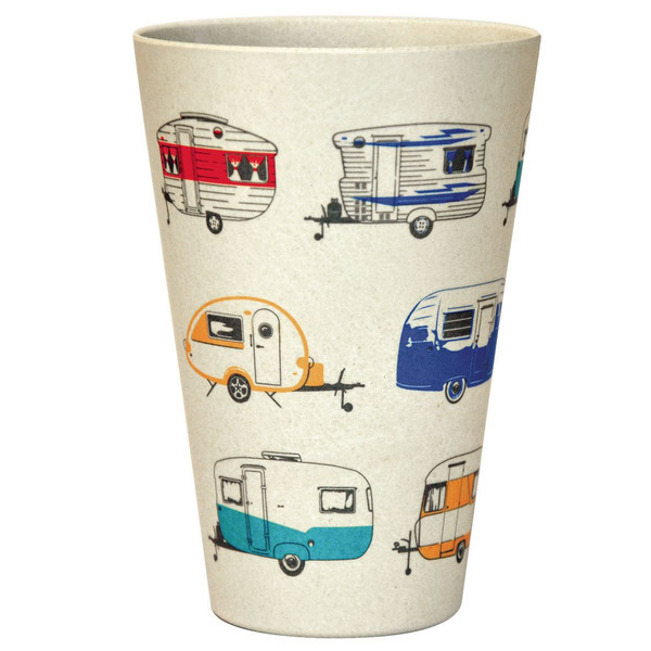 Coloured Caravans Bamboo Tumbler 400ml