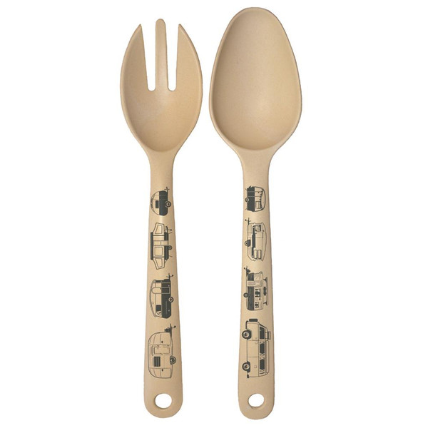 Grey Caravans Bamboo Salad Servers