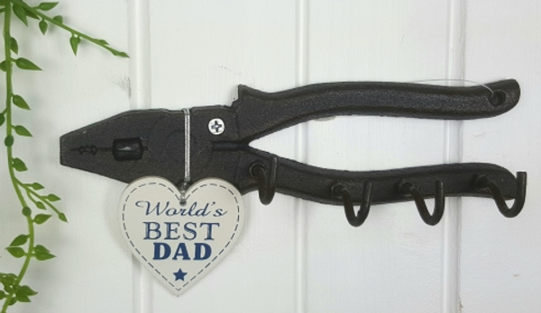 Metal Pliers Key Holder - Dad