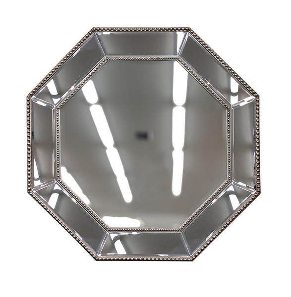 Octagonal Beaded Mirror