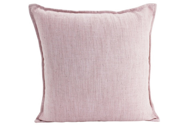 Baby Pink Linen Cushion 55x55